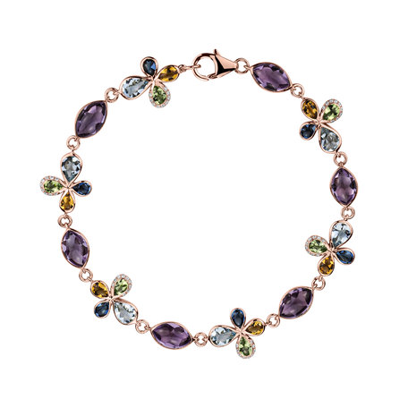 Diamond bracelet with gemstone Imposant Melody