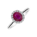 Diamond ring with Ruby Ysera4