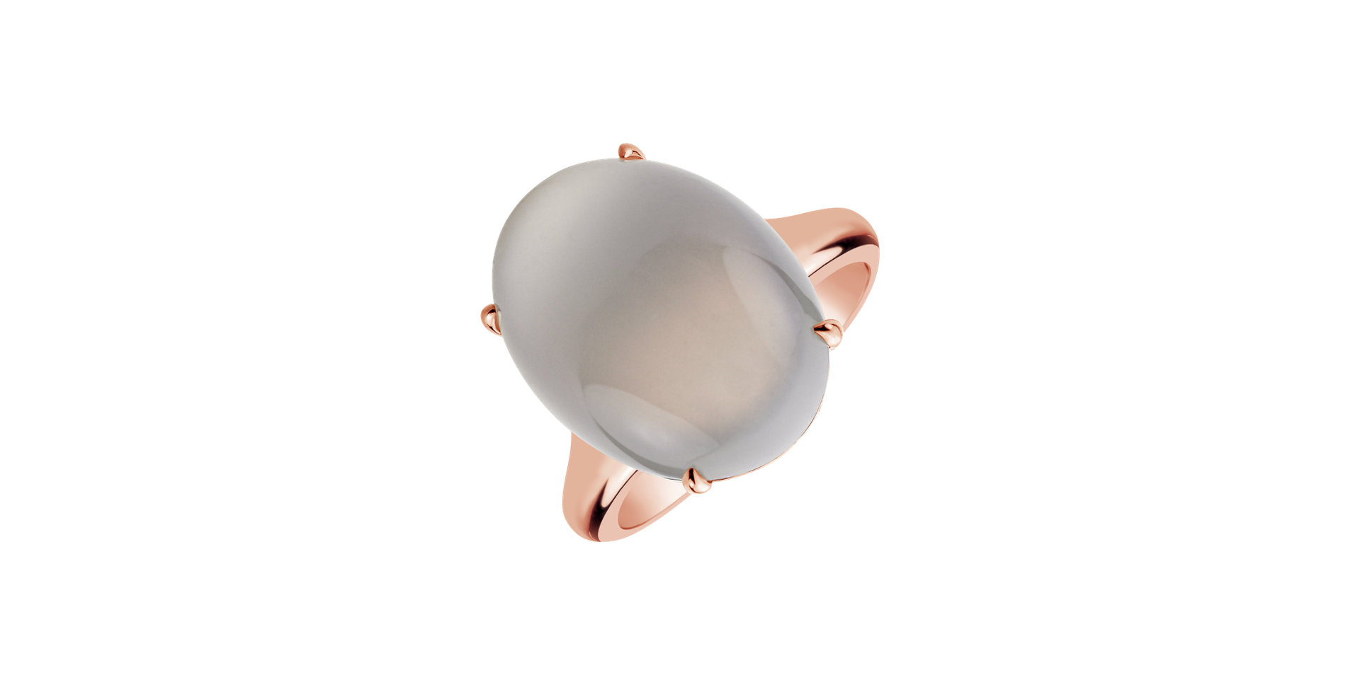 Ring with Moonstone Bourgeon de Pierre