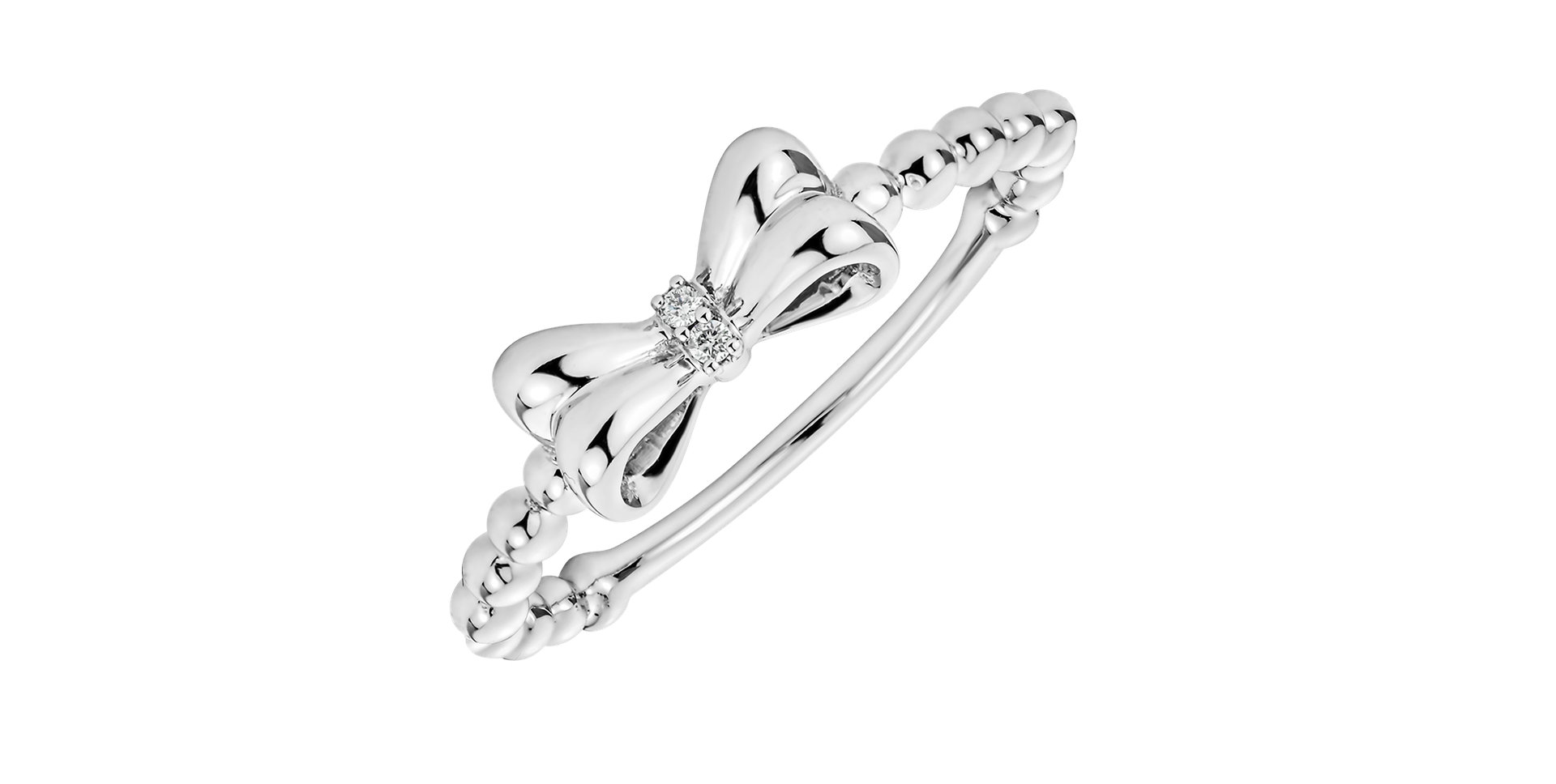Diamond ring Bow Knot