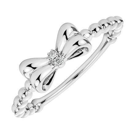 Diamond ring Bow Knot