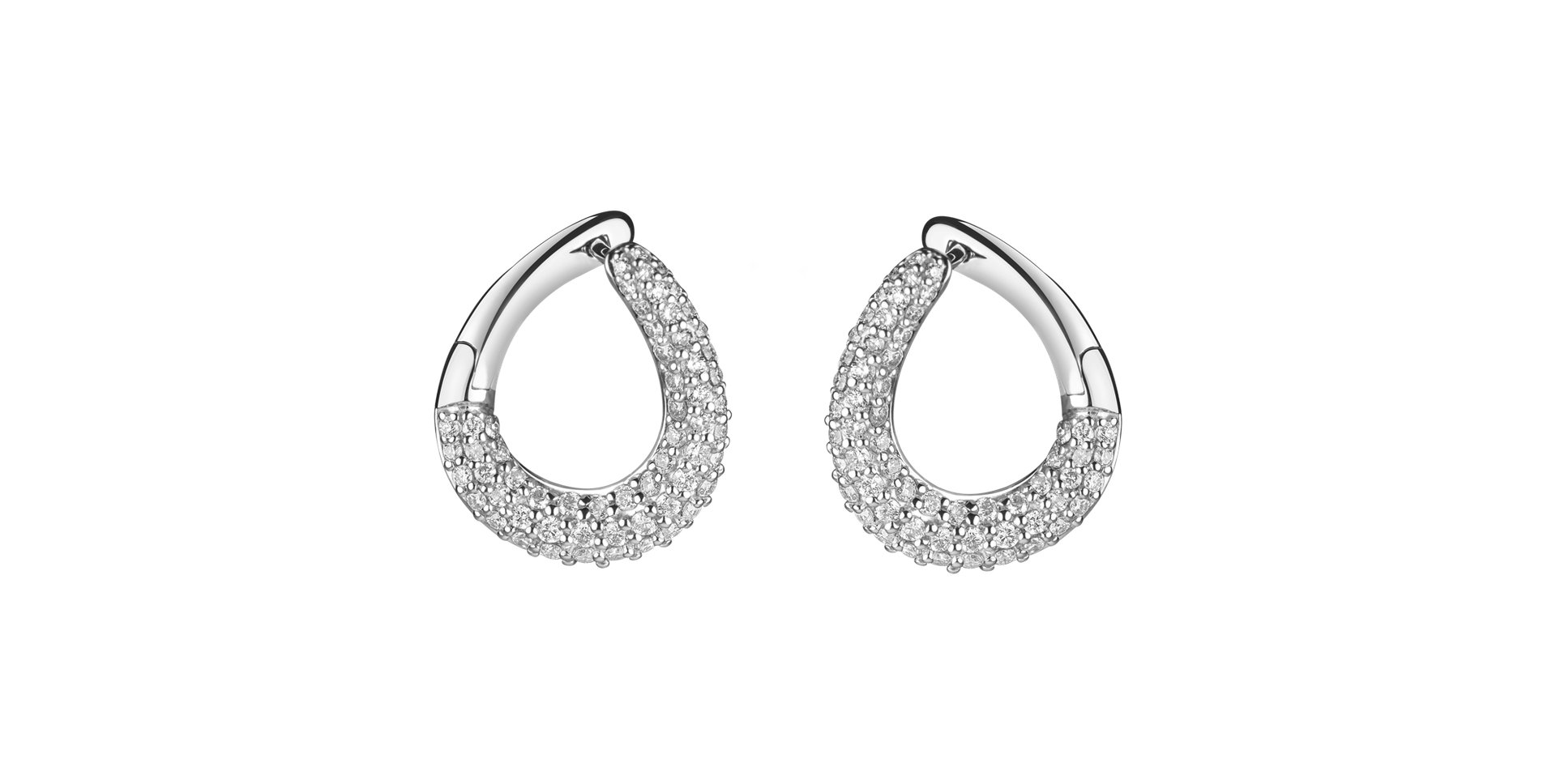 Diamond earrings Charming Sun