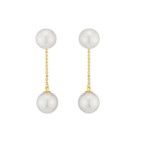 Earrings with Pearl Sea Song
