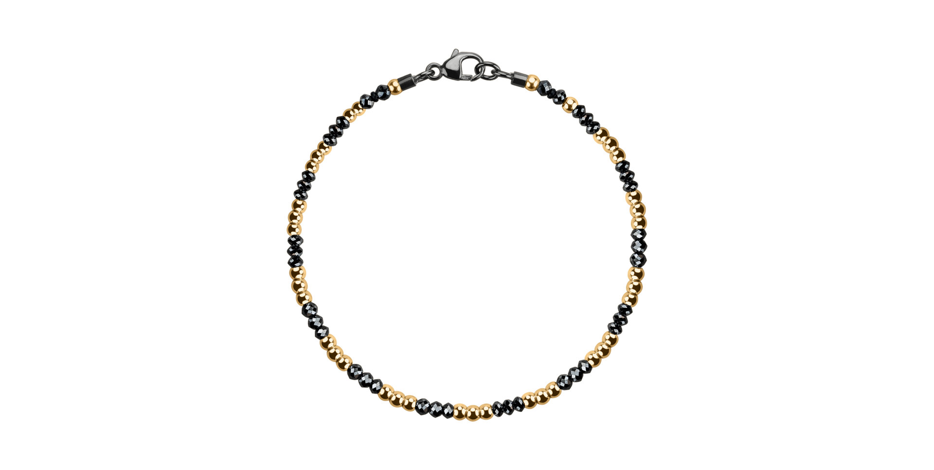 Bracelet with black diamonds Black Eminence