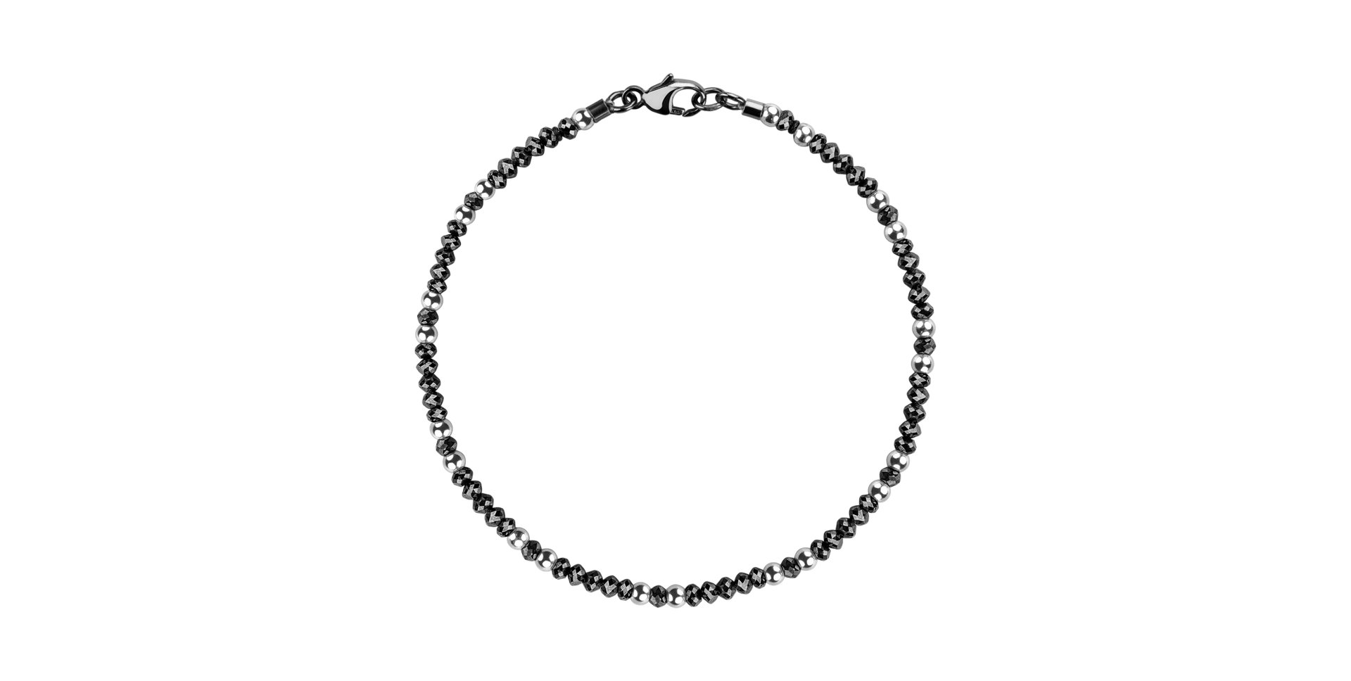 Bracelet with black diamonds Black Eminence