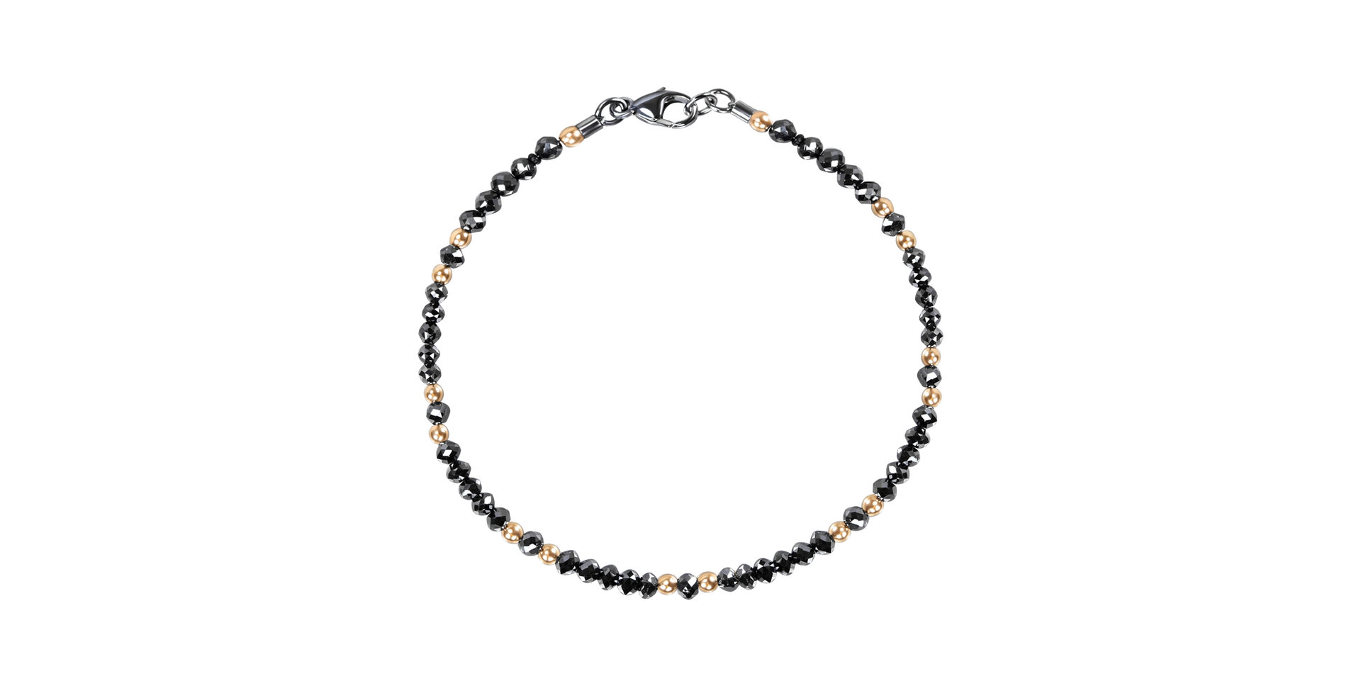 Bracelet with black diamonds Black Eminence