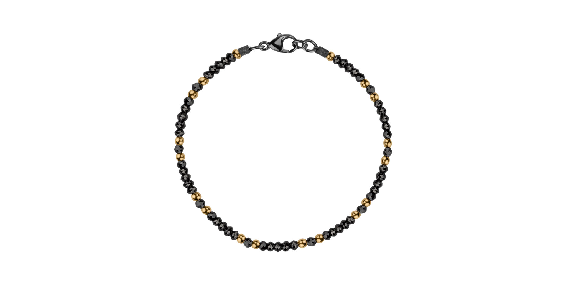 Bracelet with black diamonds Black Eminence