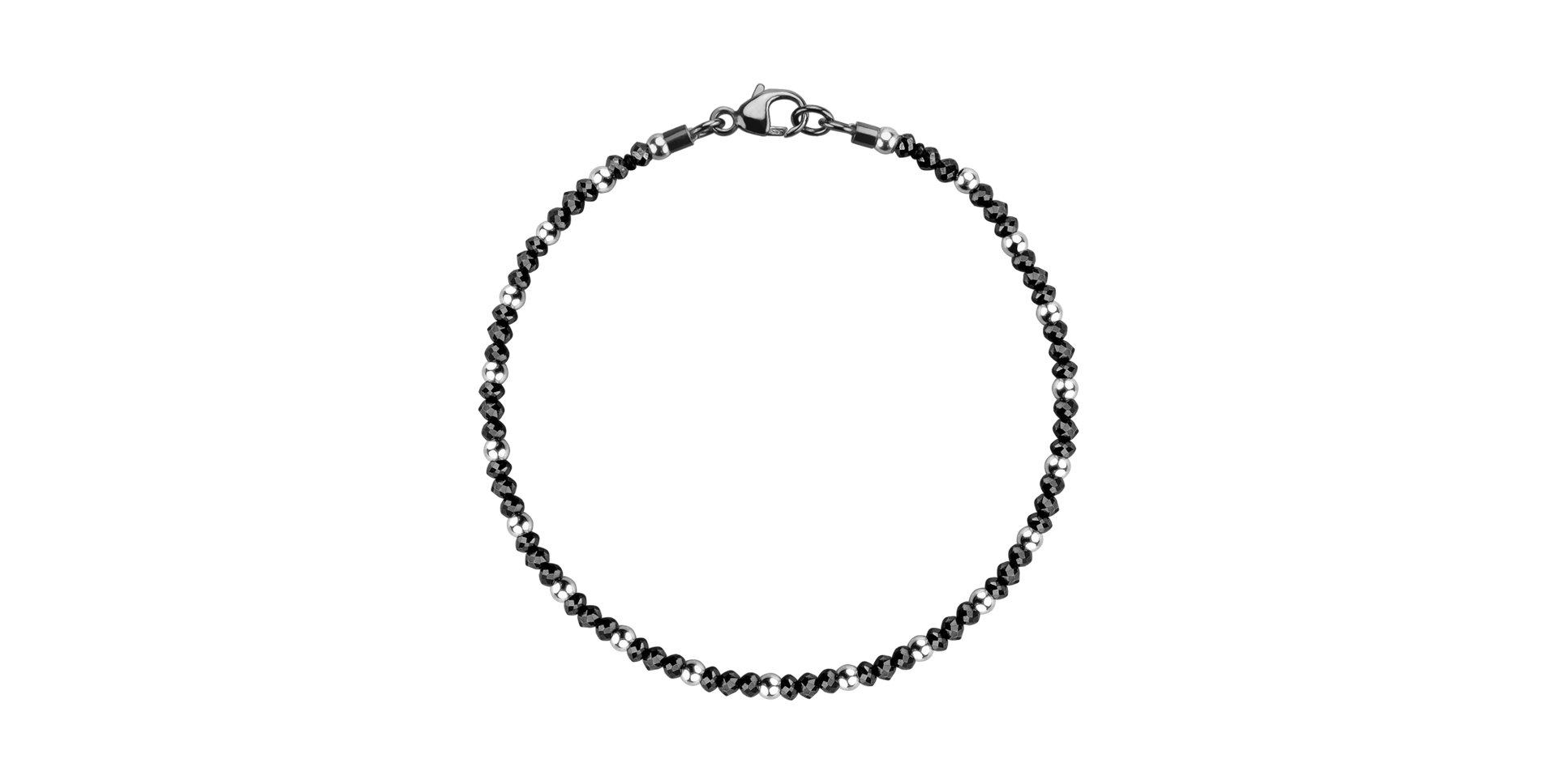 Bracelet with black diamonds Black Eminence