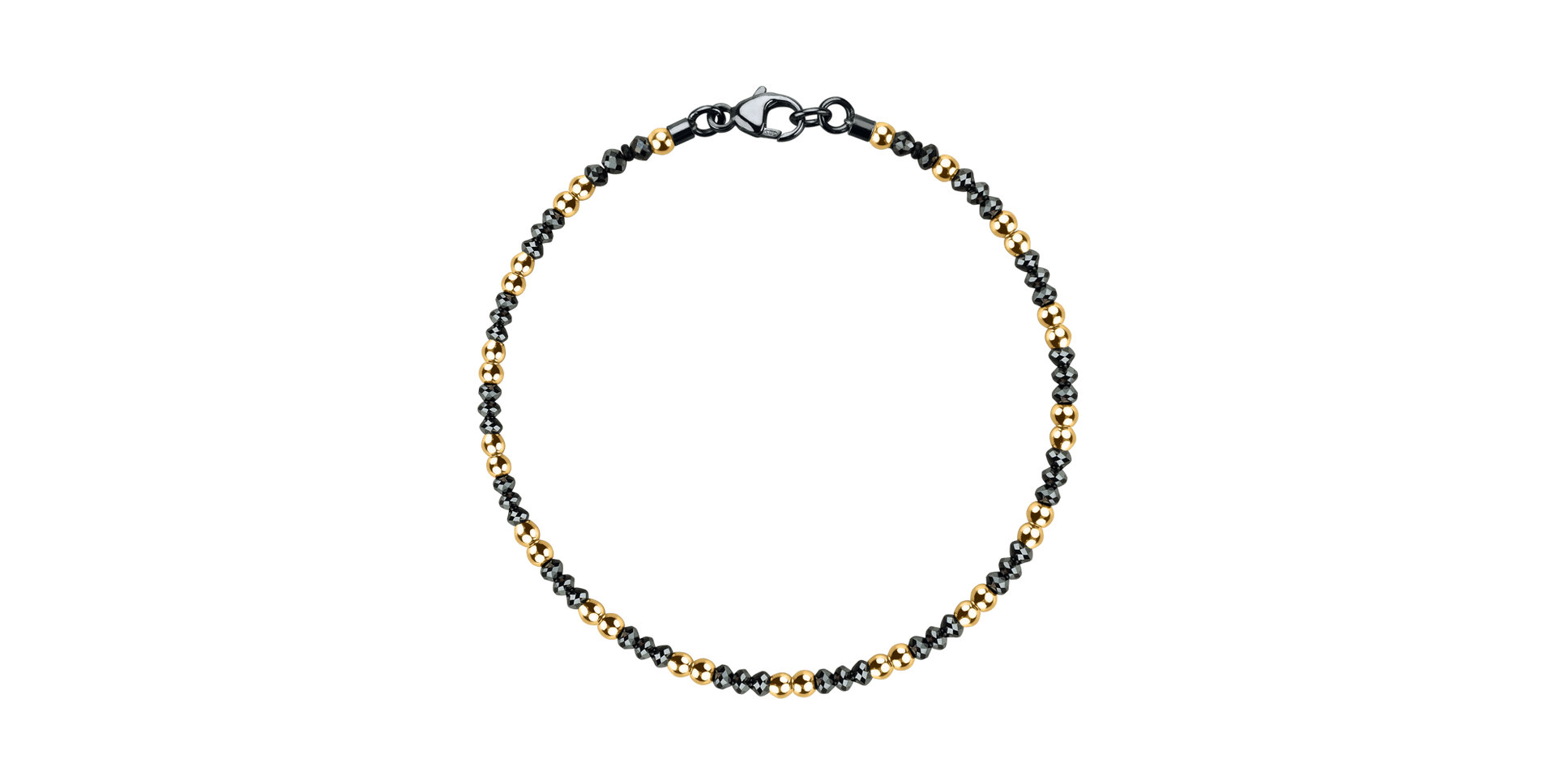 Bracelet with black diamonds Black Eminence