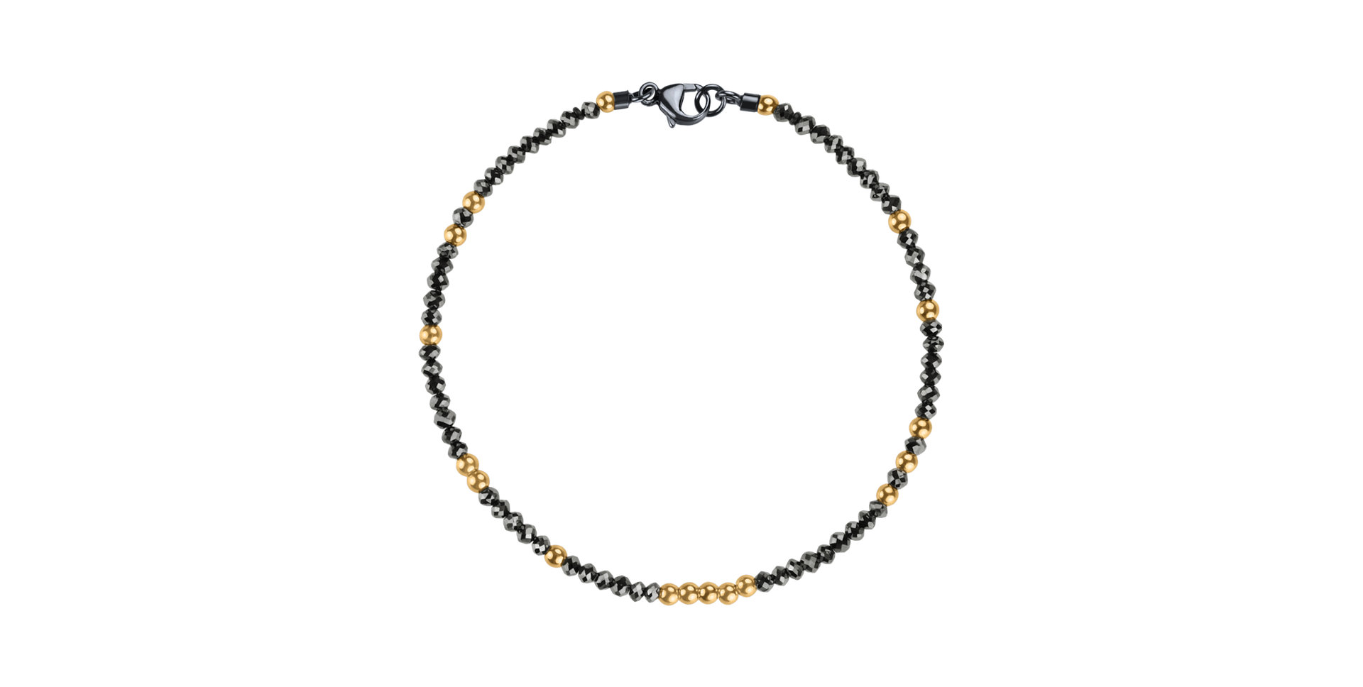 Bracelet with black diamonds Black Eminence