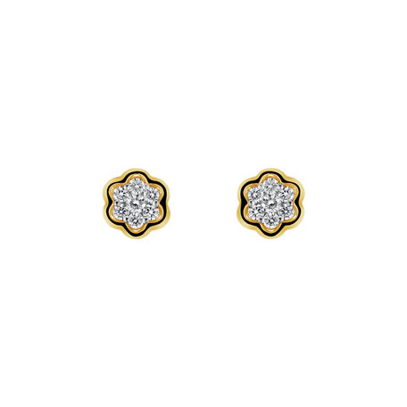 Diamond earrings Galaxy Bloom