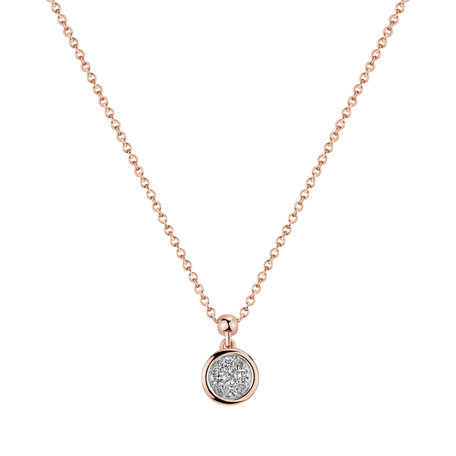 Diamond pendant with necklace Gloomy Night