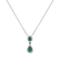 Diamond pendant with Emerald Personal Charm4
