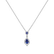Diamond necklace with Tanzanite Kingdom Call4
