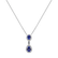 Diamond necklace with Tanzanite Personal Charm4