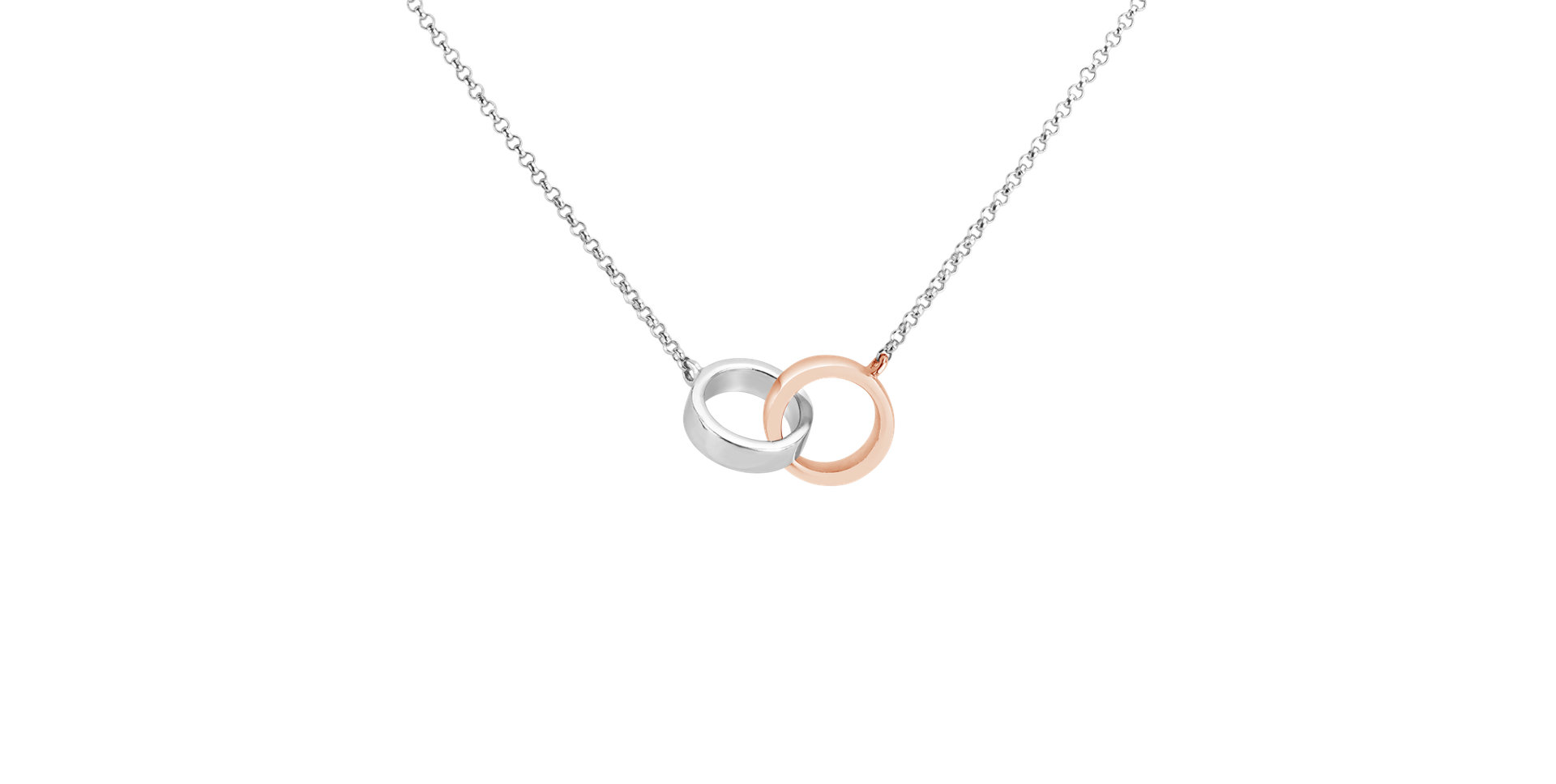 Diamond necklace Eternal Circles