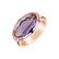 Diamond rings with Amethyst Mistress Poetry3