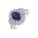 Diamond ring with Sapphire Sapphire Core4