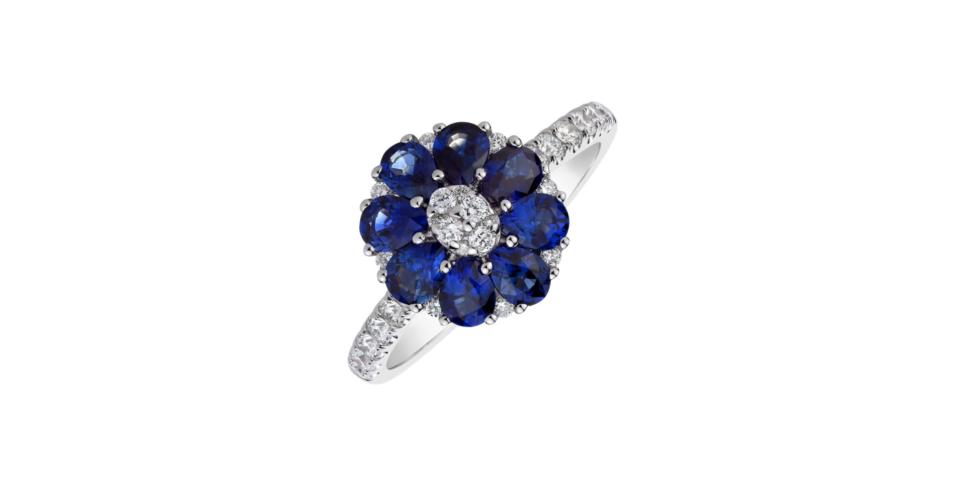 Diamond ring with Sapphire Willow
