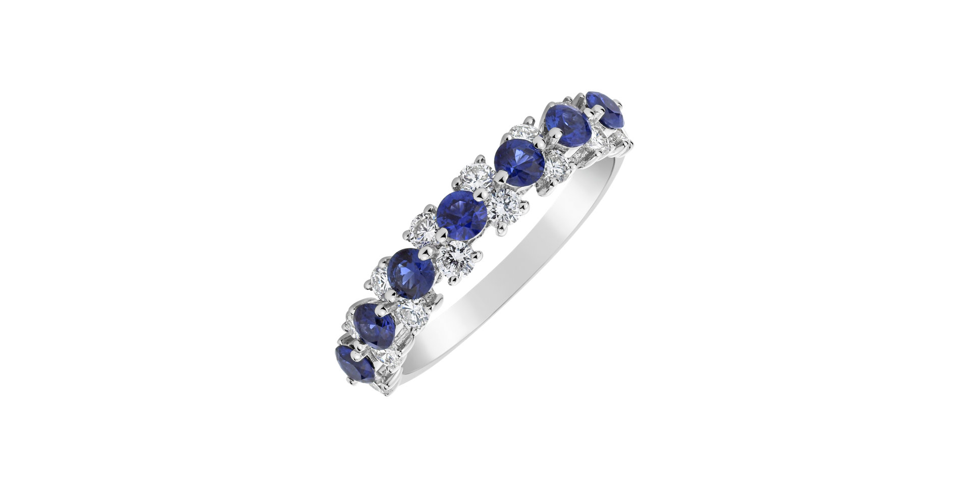 Diamond ring with Sapphire Empyrean Essence