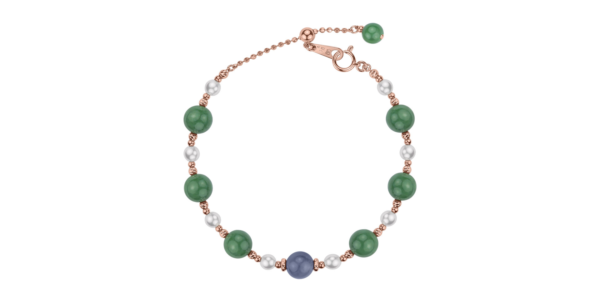 Bracelet with Jade and Pearl Magic Lure