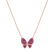 Diamond pendant with Ruby Butterfly Euphoria3