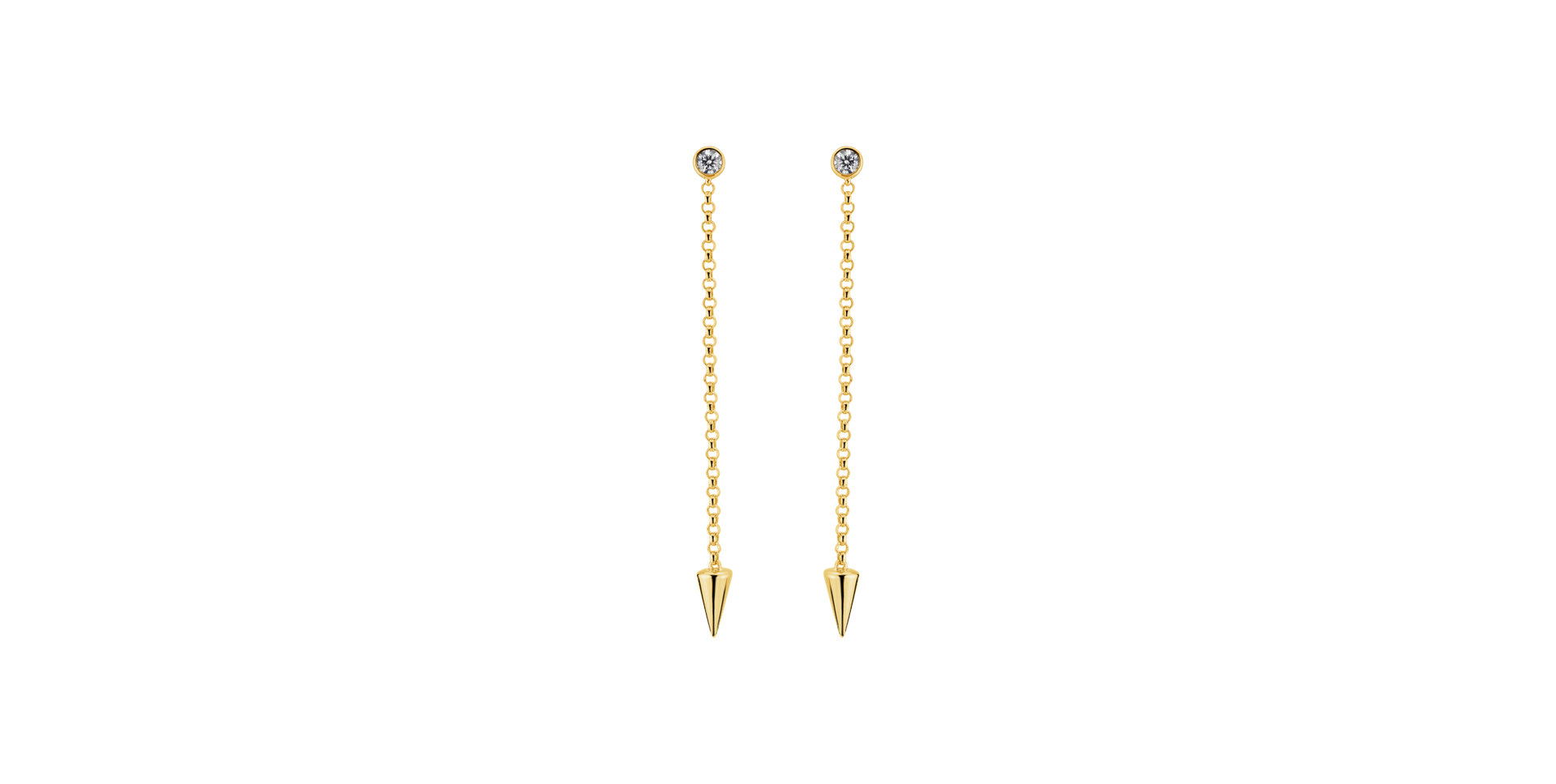 Diamond earrings Devotion of Gravity