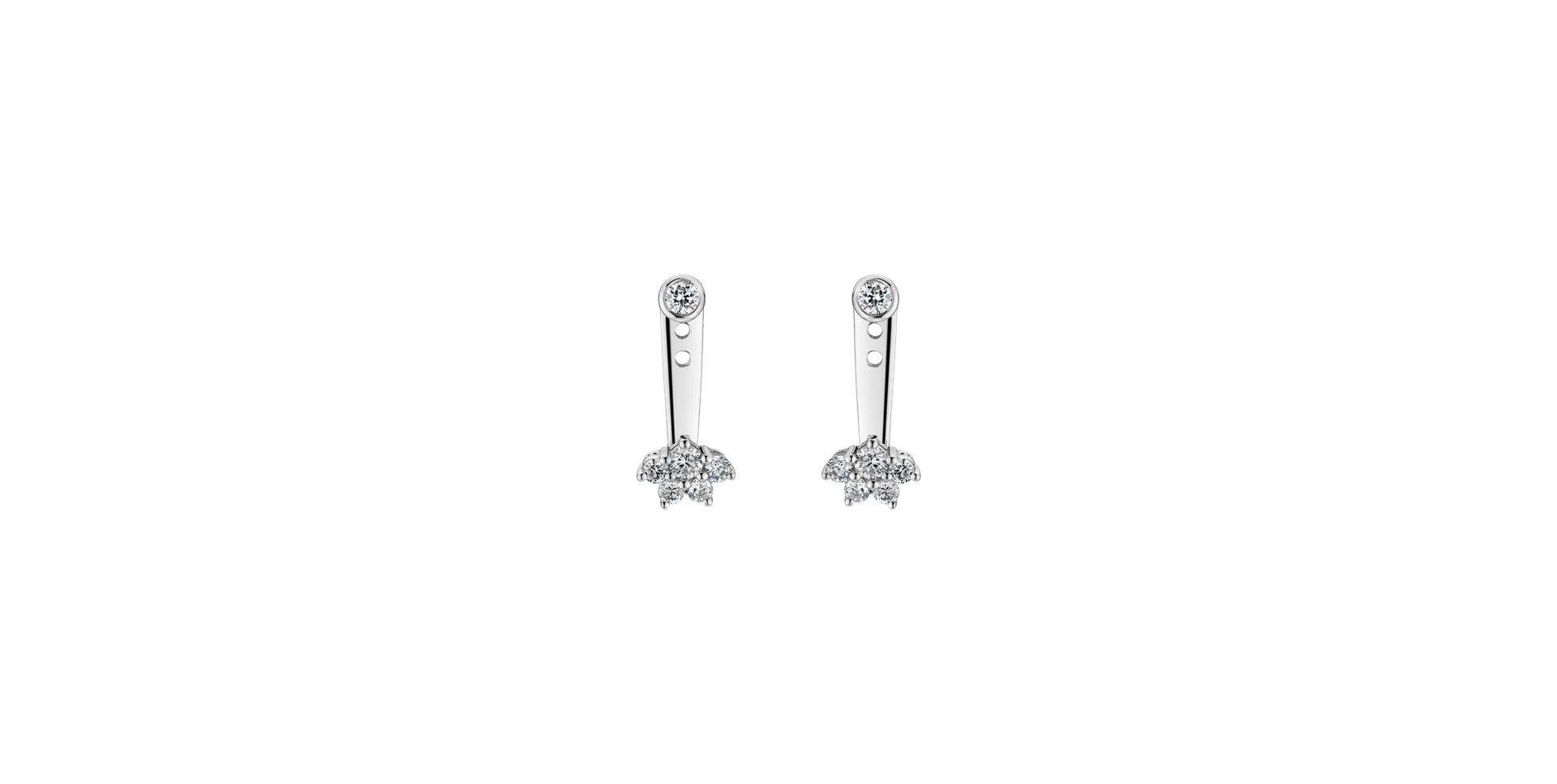 Diamond earrings Frozen Elegance