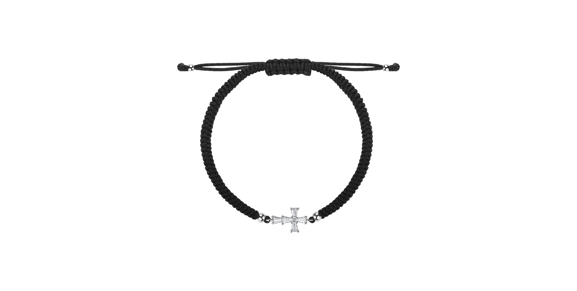 Bracelet with diamonds Cross of Gloss