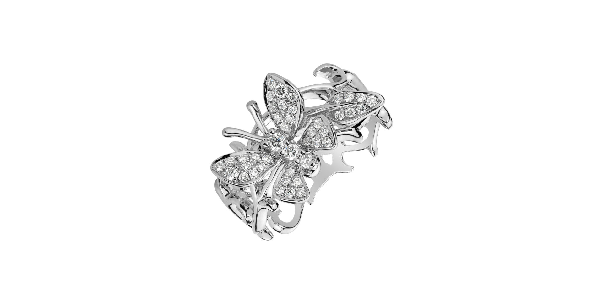 Diamond ring Lush Butterfly