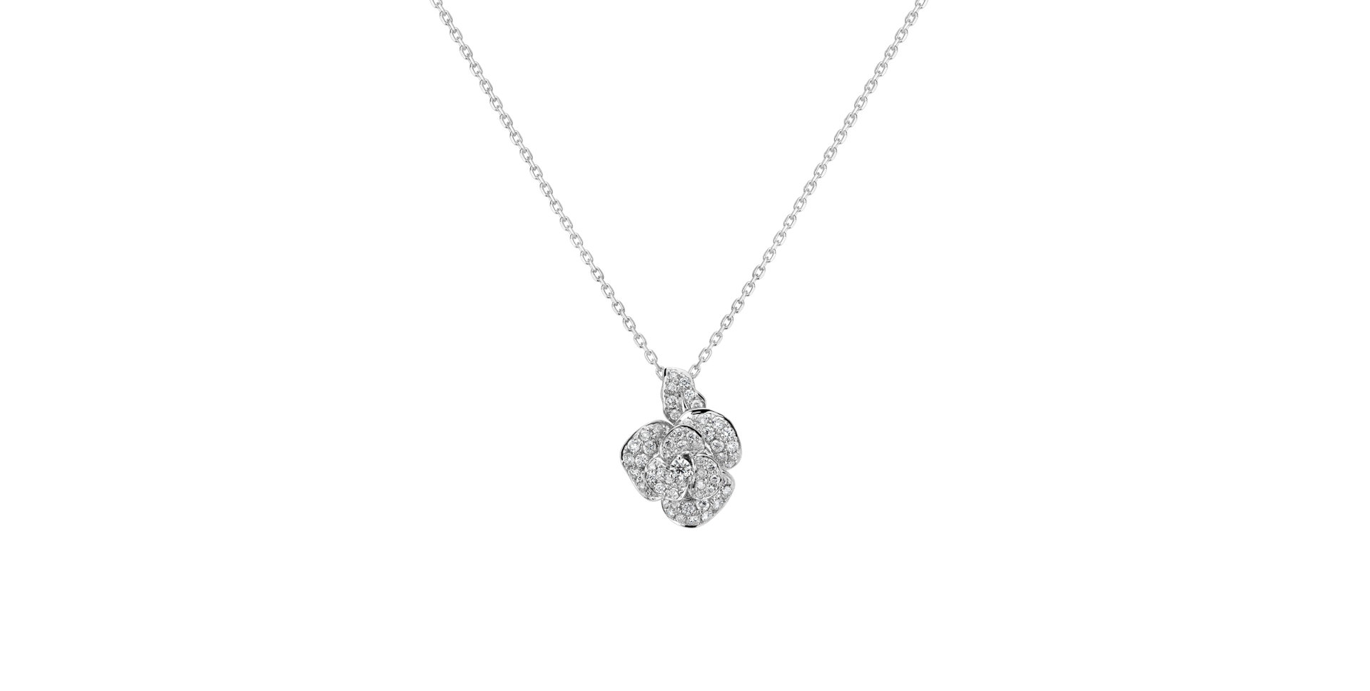 Diamond pendant Tenderness Blossom