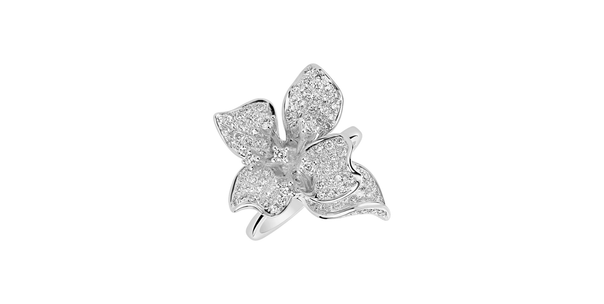 Diamond ring Orchid Wish