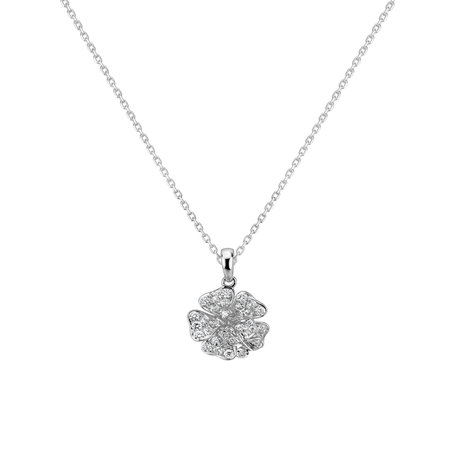 Diamond pendant Flower Star