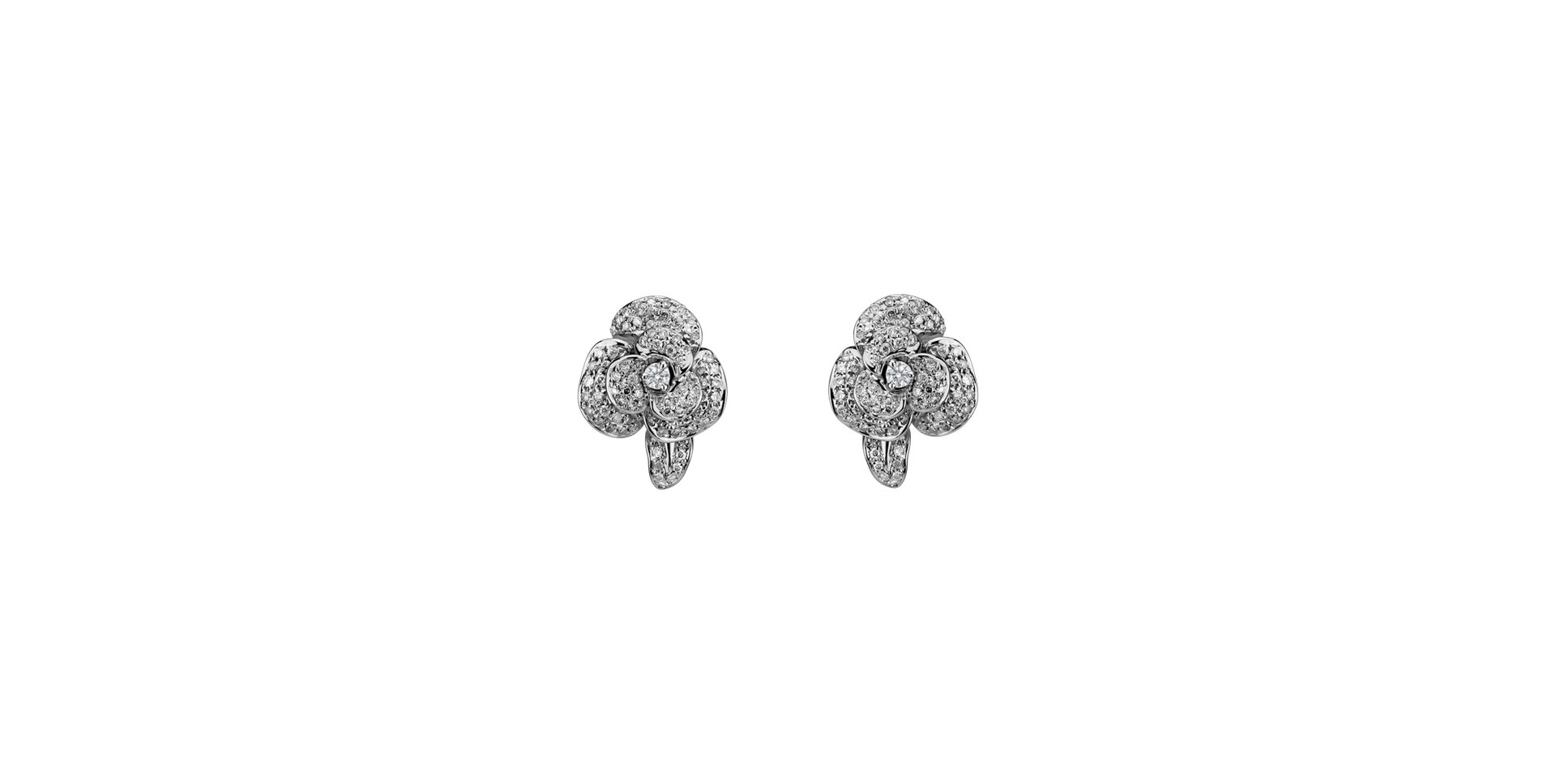 Diamond earrings Precious Rose