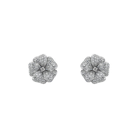 Diamond earrings Fun Flower