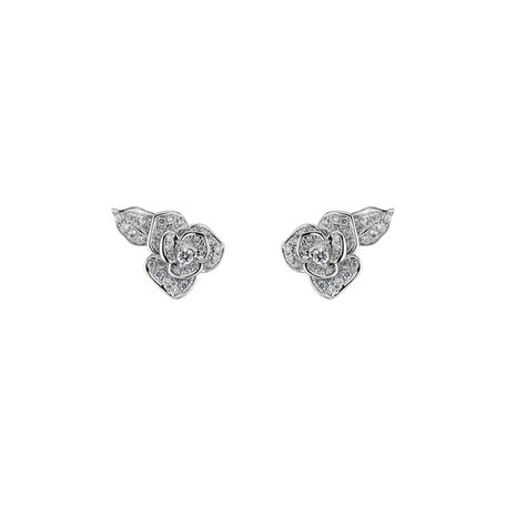 Diamond earrings Flower Impulse