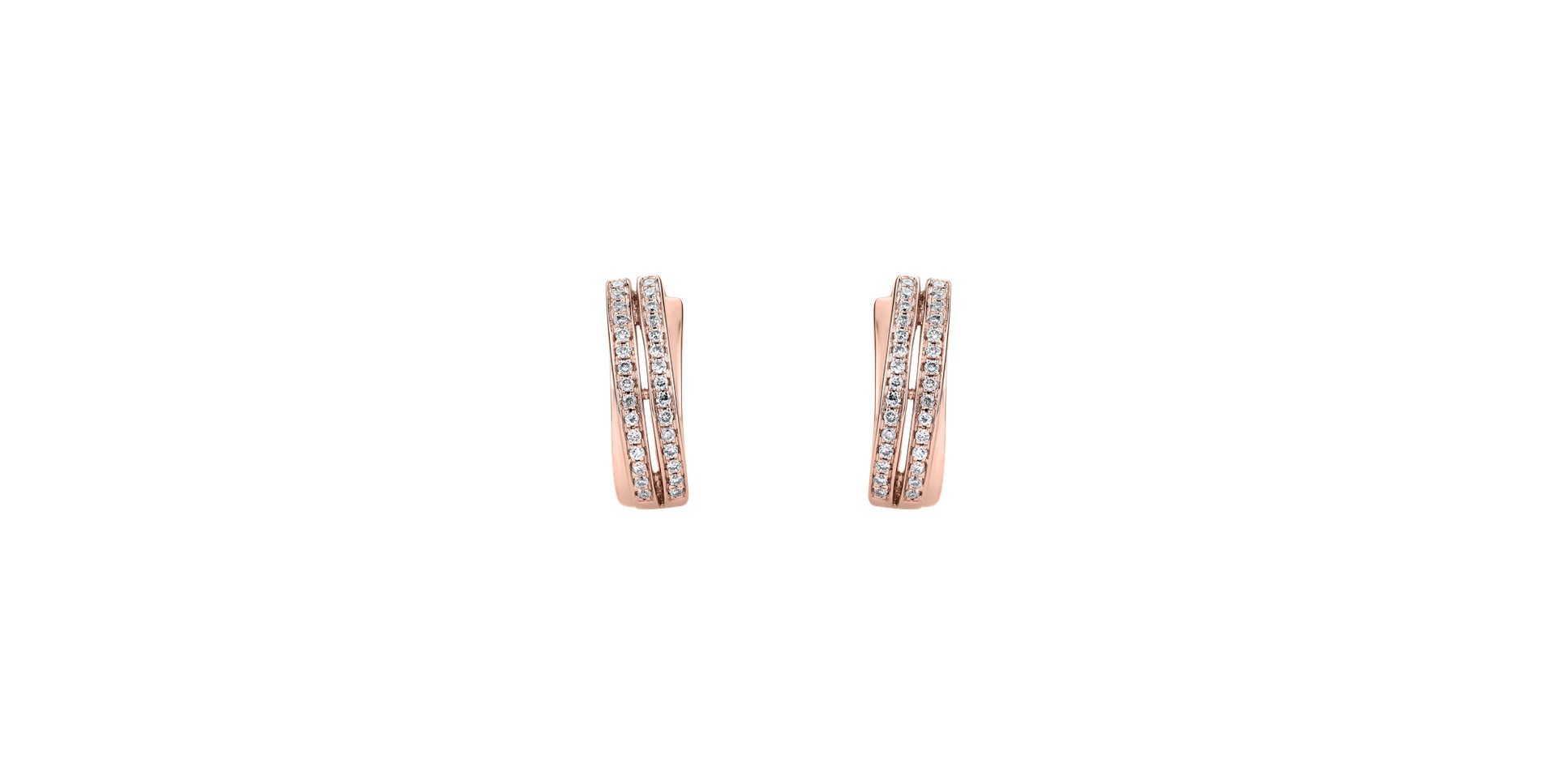 Diamond earrings Precious Sunray