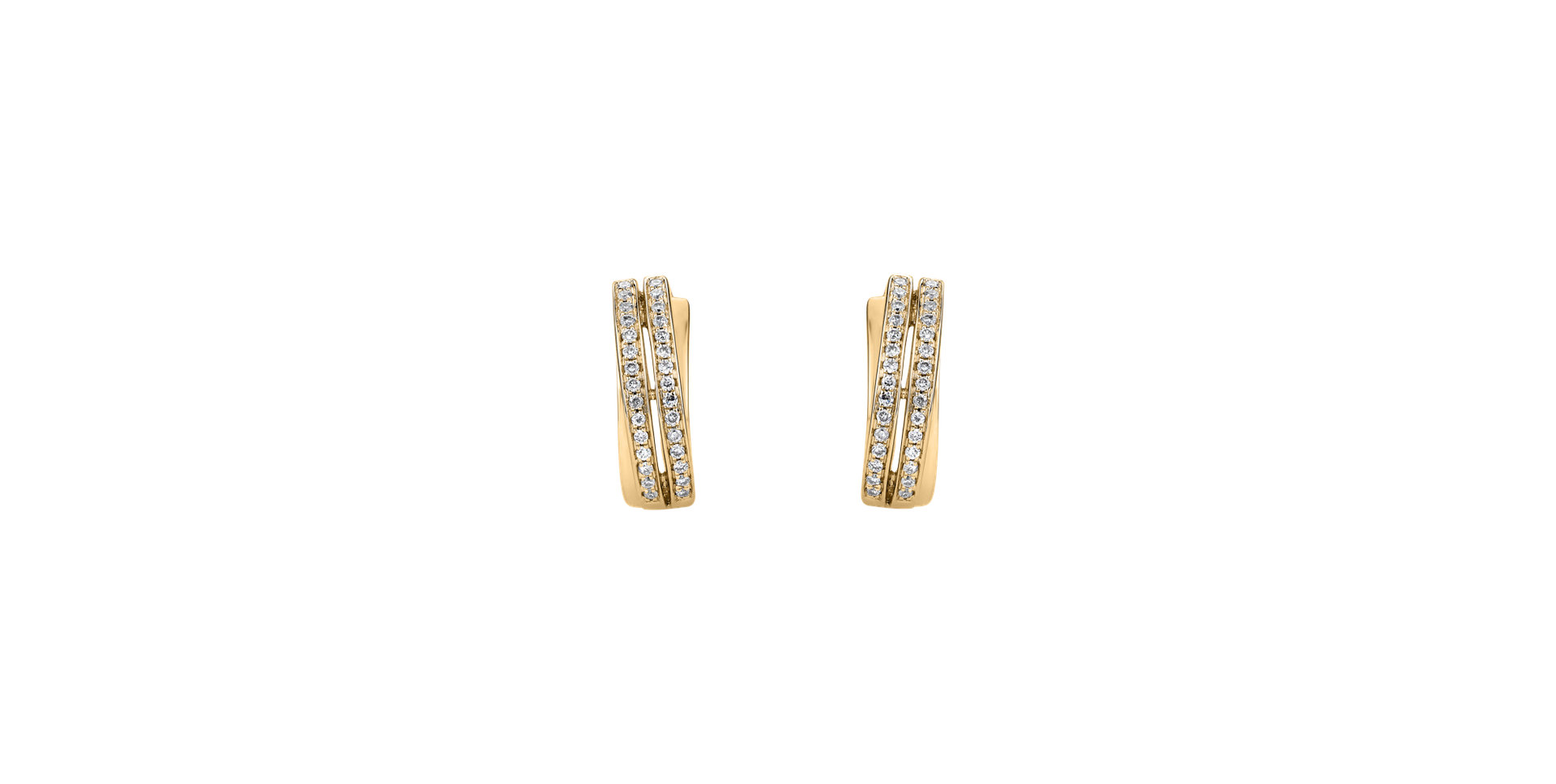 Diamond earrings Precious Sunray