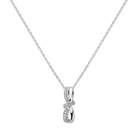 Diamond pendant Tempting Ribbon