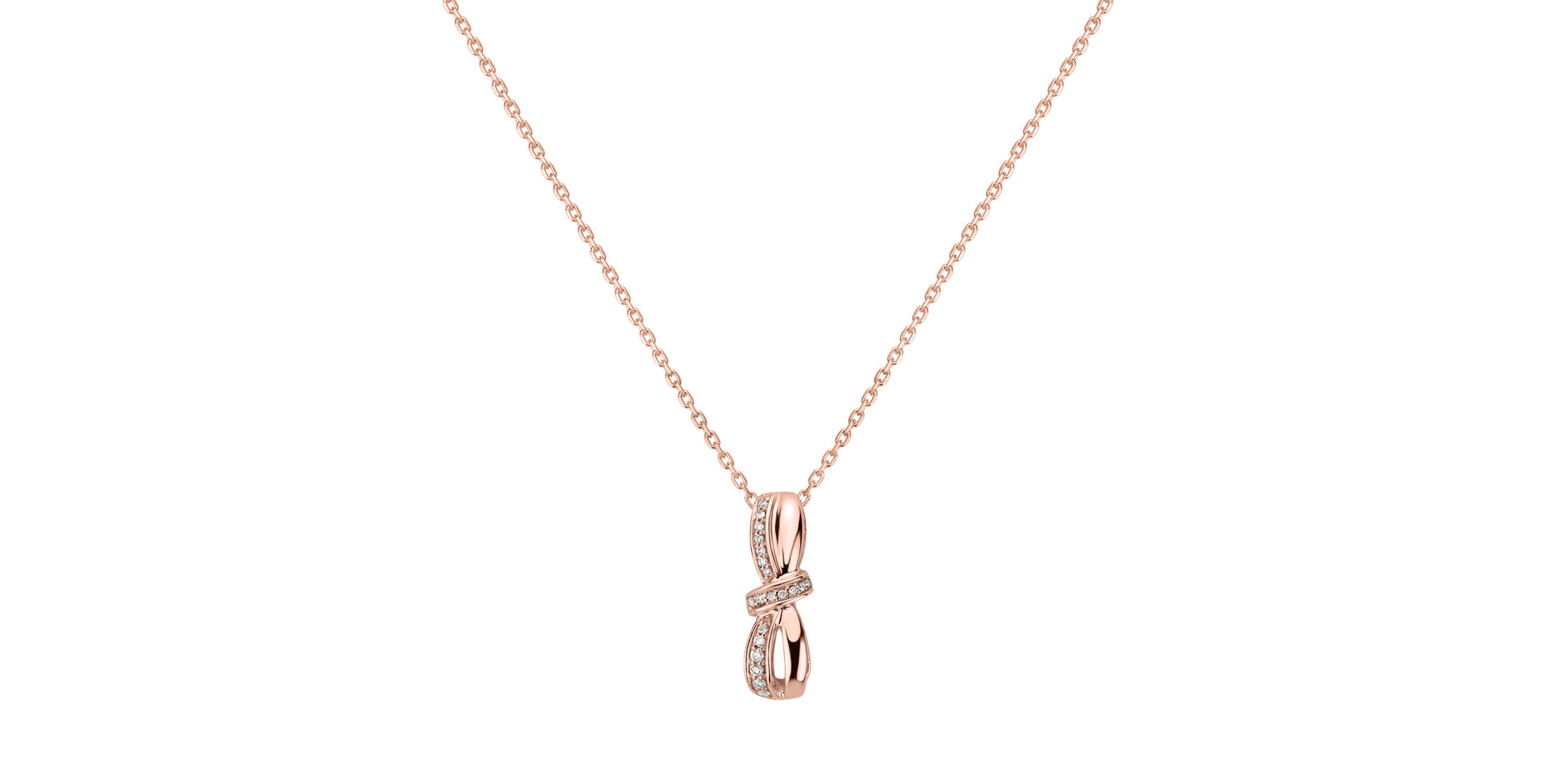 Diamond pendant Tempting Ribbon