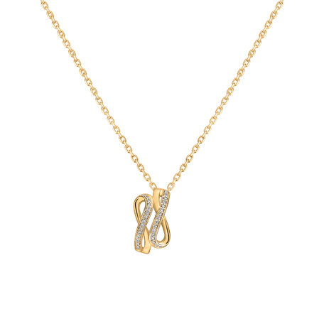Diamond pendant Couple of Lovers
