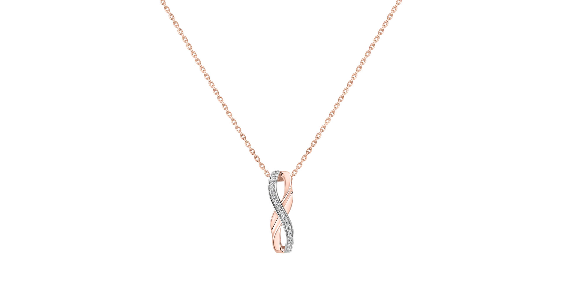 Diamond pendant Sparkling Infinity