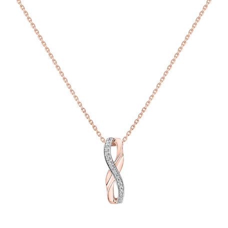 Diamond pendant Sparkling Infinity