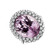 Diamond ring with Kunzite Eternal Sky4