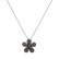 Pendant with brown diamonds Sunshine Daisy4