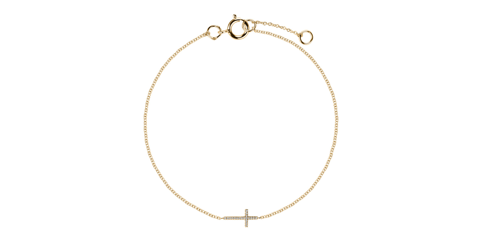 Diamond bracelet Cross