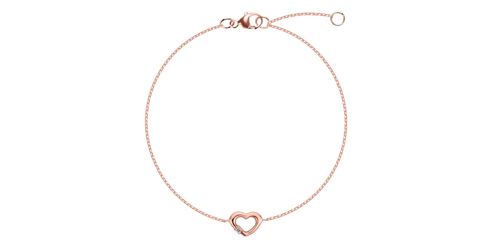 Diamond bracelet Sparkling Heart