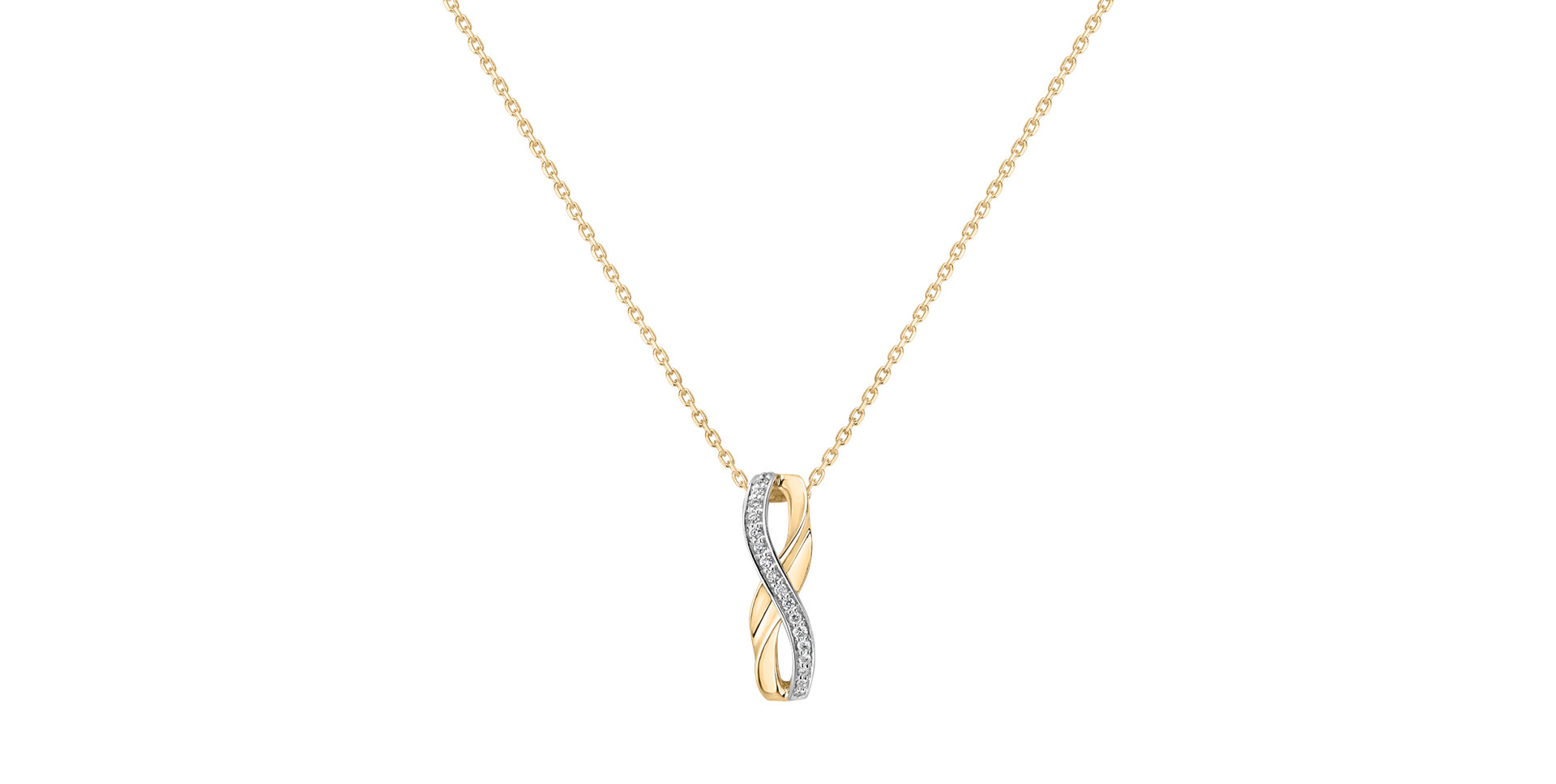 Diamond pendant Sparkling Infinity