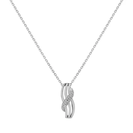 Diamond pendant Alluring Waves