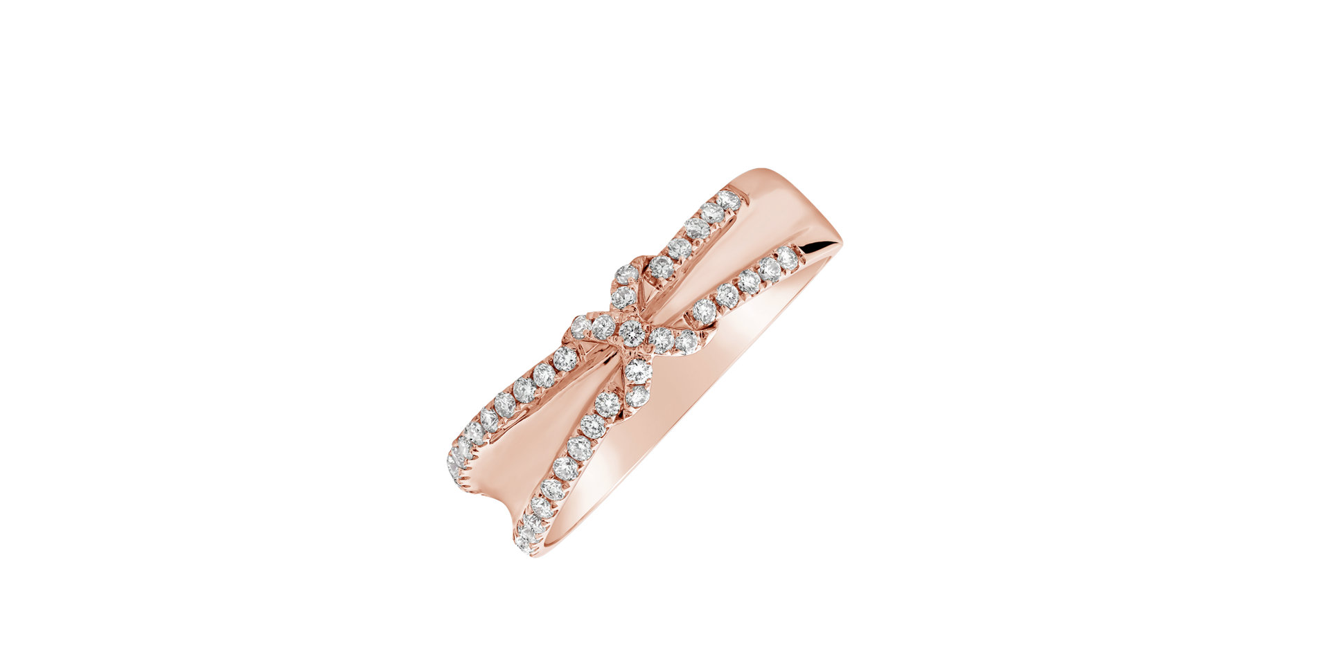 Diamond ring Bright Cross